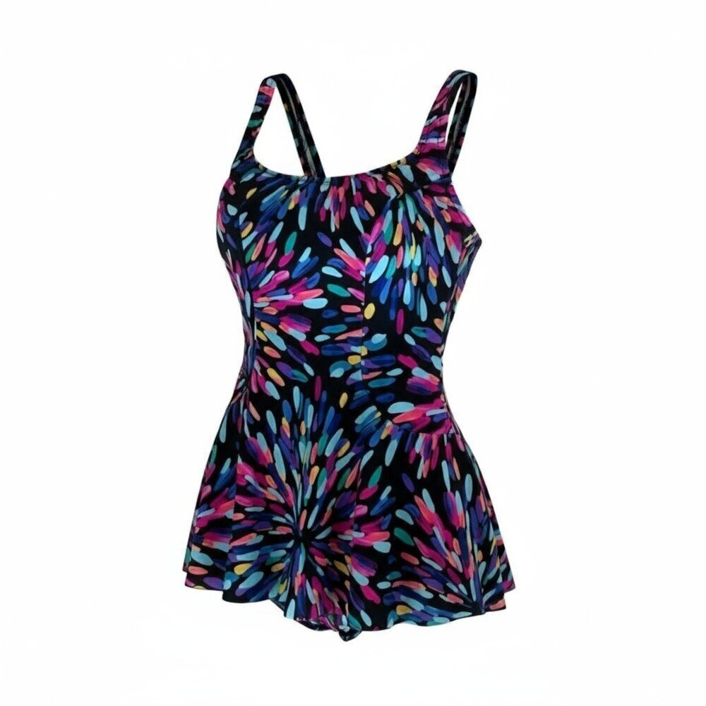 Maxine of Hollywood One-Piece Swimdress – Size 12